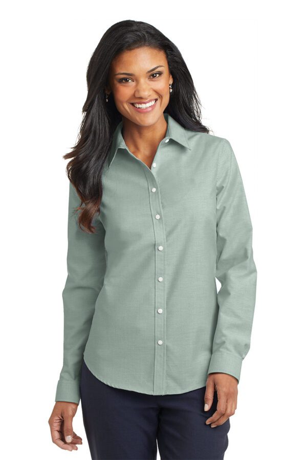 L658 Port Authority® Ladies SuperPro™ Oxford Shirt