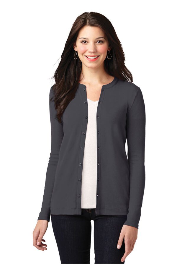 Port Authority® Ladies Concept Stretch Button-Front Cardigan