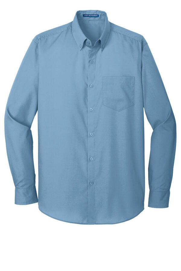 Port Authority® Long Sleeve Carefree Poplin Shirts - Image 5