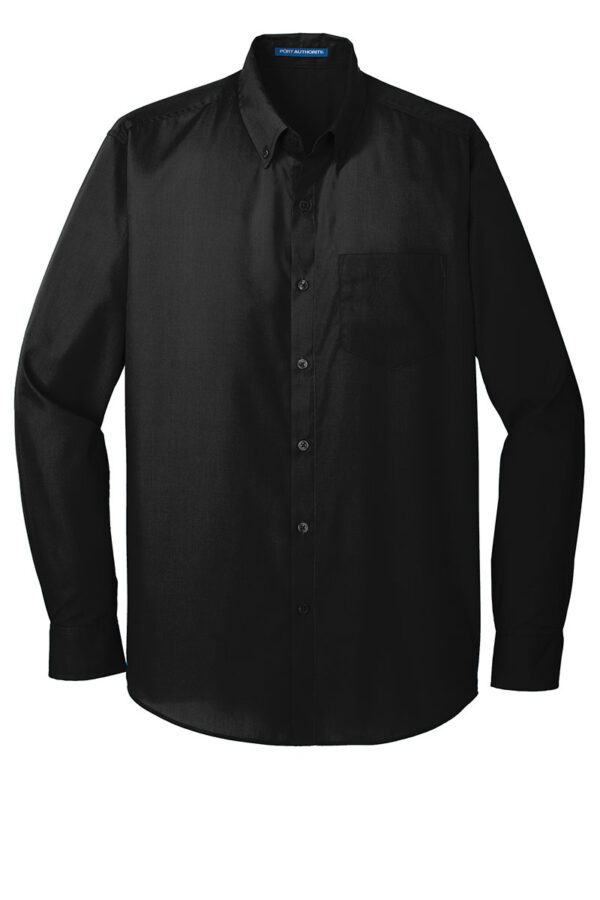 Port Authority® Long Sleeve Carefree Poplin Shirts - Image 4