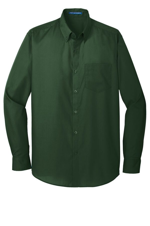 Port Authority® Long Sleeve Carefree Poplin Shirts - Image 3