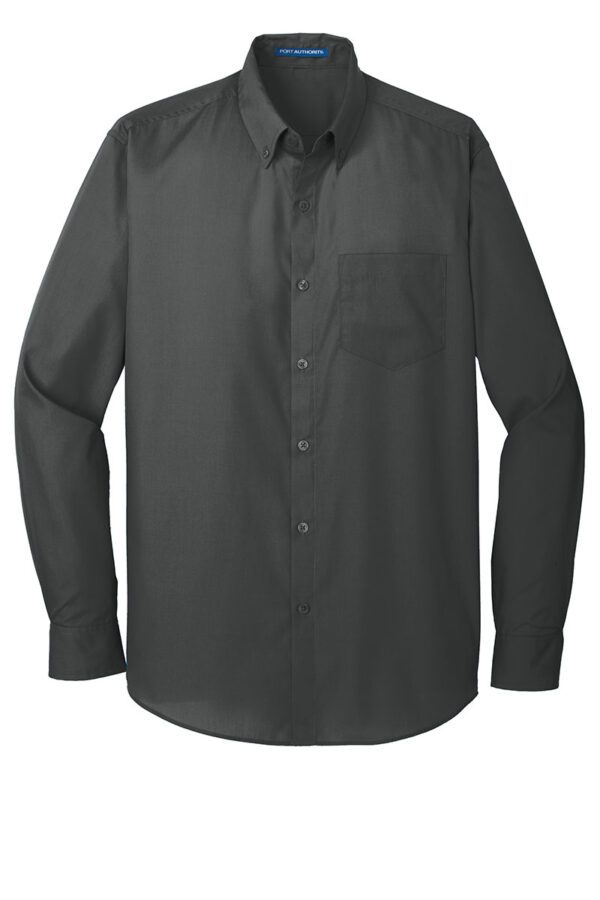 Port Authority® Long Sleeve Carefree Poplin Shirts - Image 12