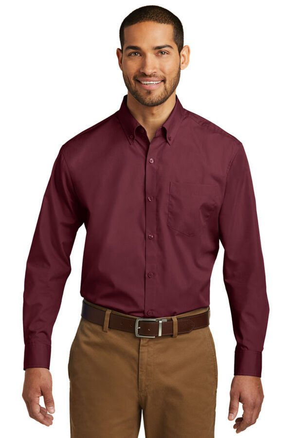 Port Authority® Long Sleeve Carefree Poplin Shirts