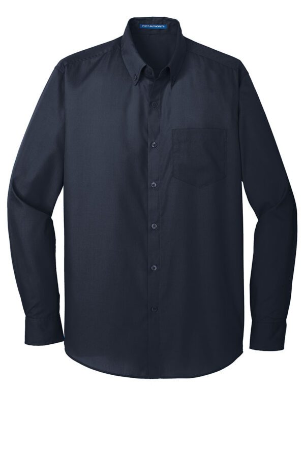 Port Authority® Long Sleeve Carefree Poplin Shirts - Image 10