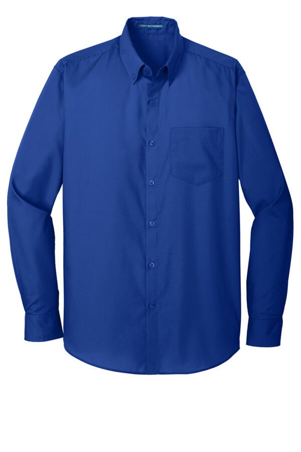 Port Authority® Long Sleeve Carefree Poplin Shirts - Image 9