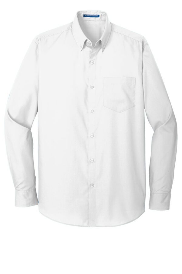 Port Authority® Long Sleeve Carefree Poplin Shirts - Image 7