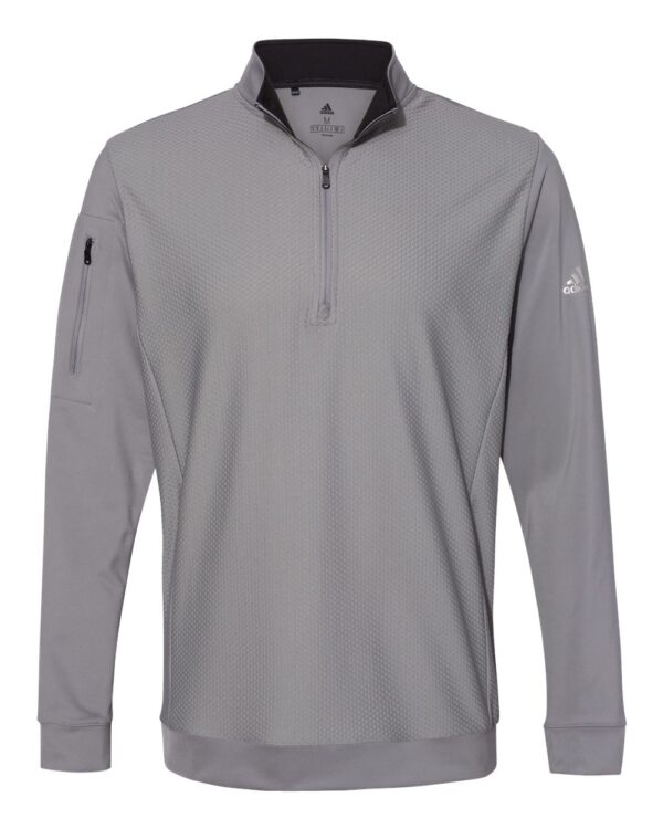 Adidas - Performance Textured Quarter-Zip Pullover - Image 4