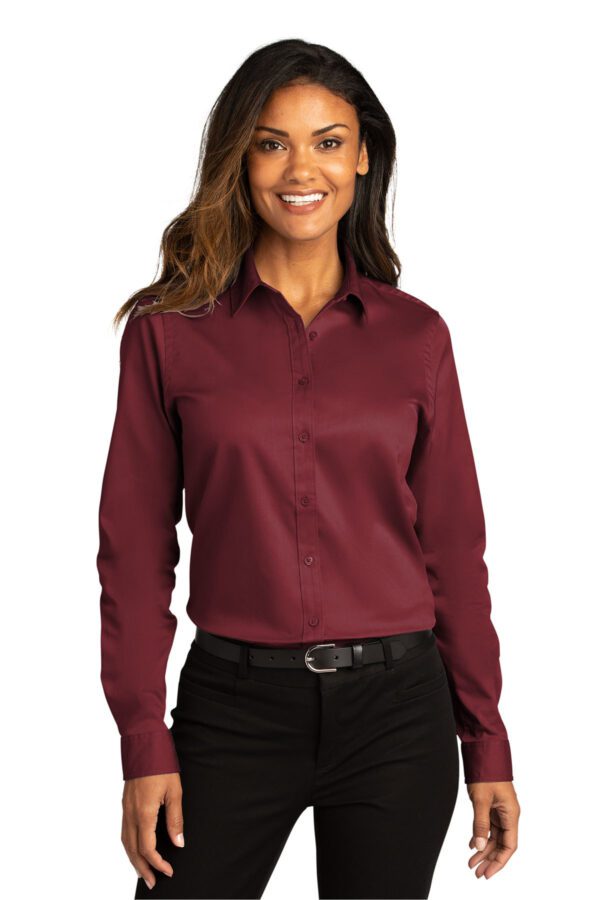 Port Authority® Ladies Long Sleeve SuperPro React ™ - Image 7