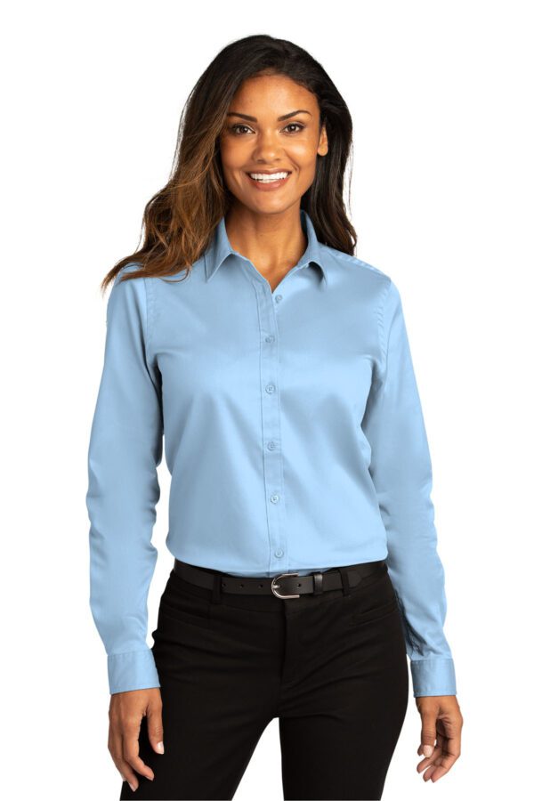 Port Authority® Ladies Long Sleeve SuperPro React ™ - Image 6