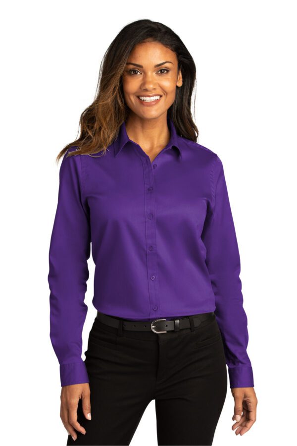 Port Authority® Ladies Long Sleeve SuperPro React ™ - Image 17