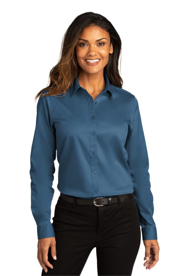 Port Authority® Ladies Long Sleeve SuperPro React ™ - Image 16