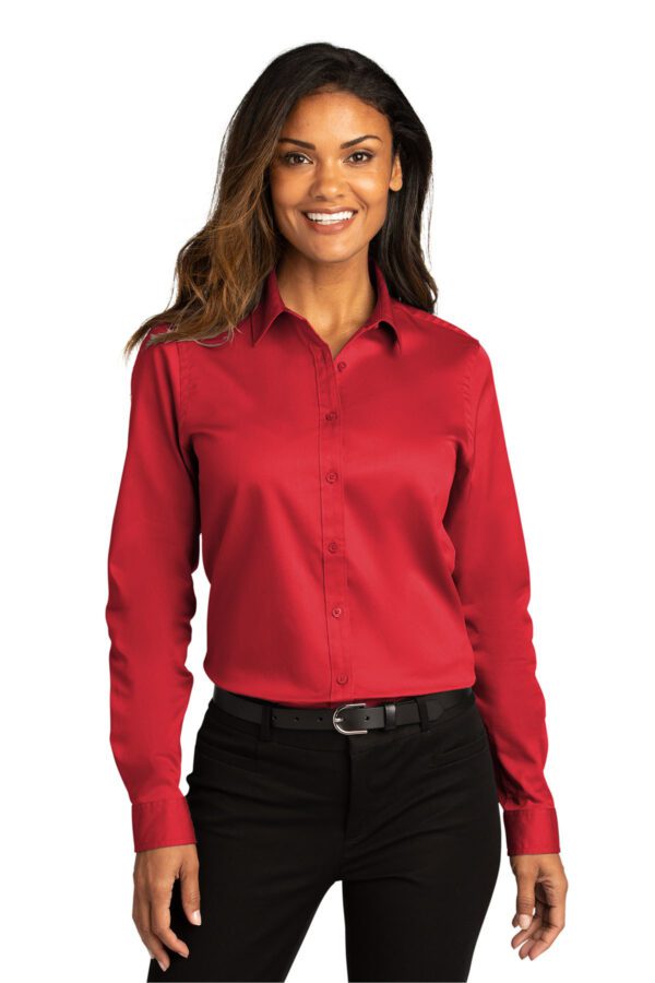 Port Authority® Ladies Long Sleeve SuperPro React ™ - Image 15