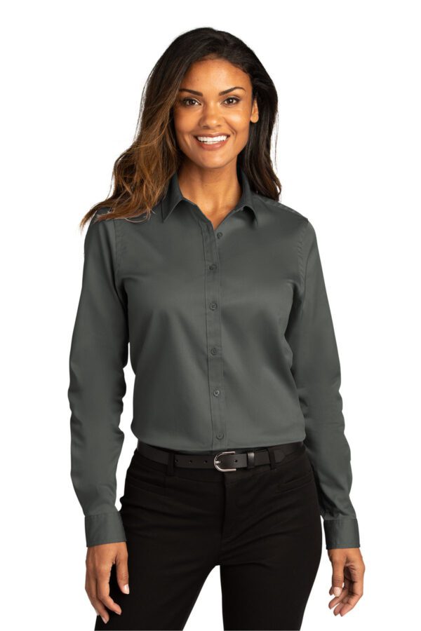 Port Authority® Ladies Long Sleeve SuperPro React ™ - Image 14