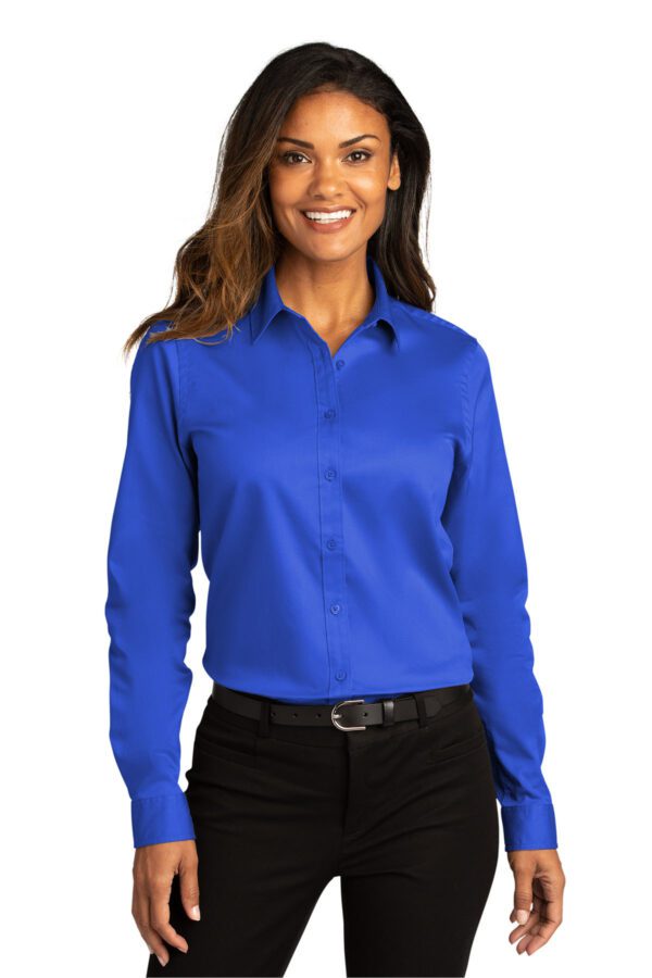 Port Authority® Ladies Long Sleeve SuperPro React ™ - Image 11