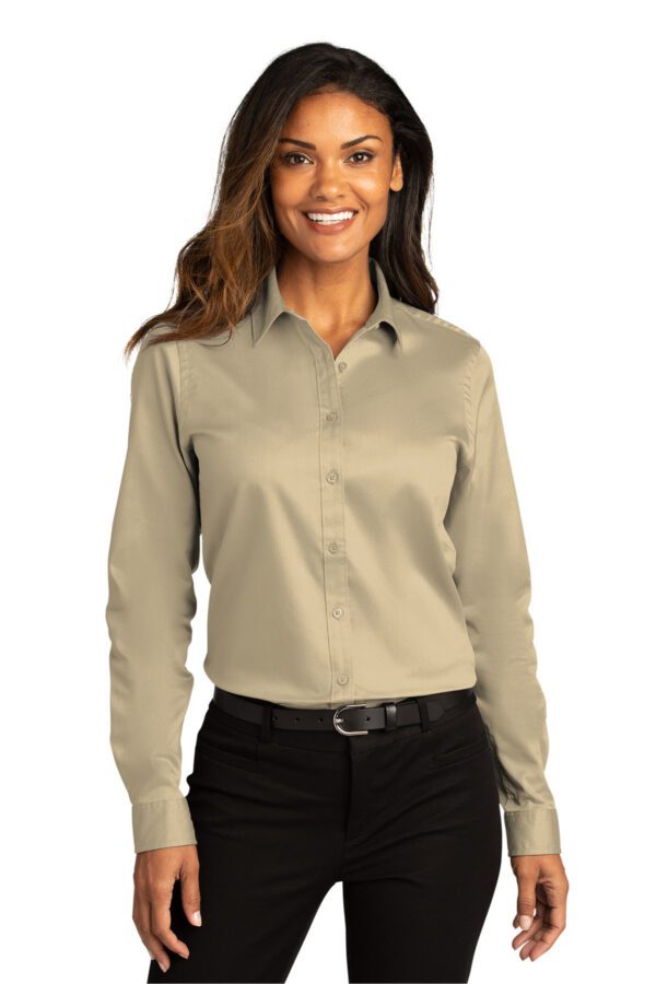 Port Authority® Ladies Long Sleeve SuperPro React ™ - Image 9