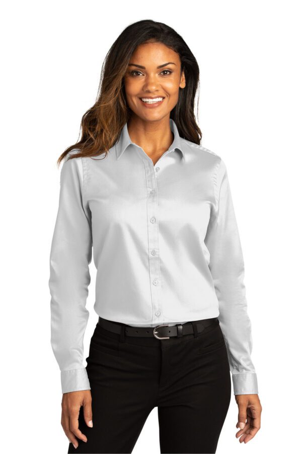 Port Authority® Ladies Long Sleeve SuperPro React ™ - Image 8