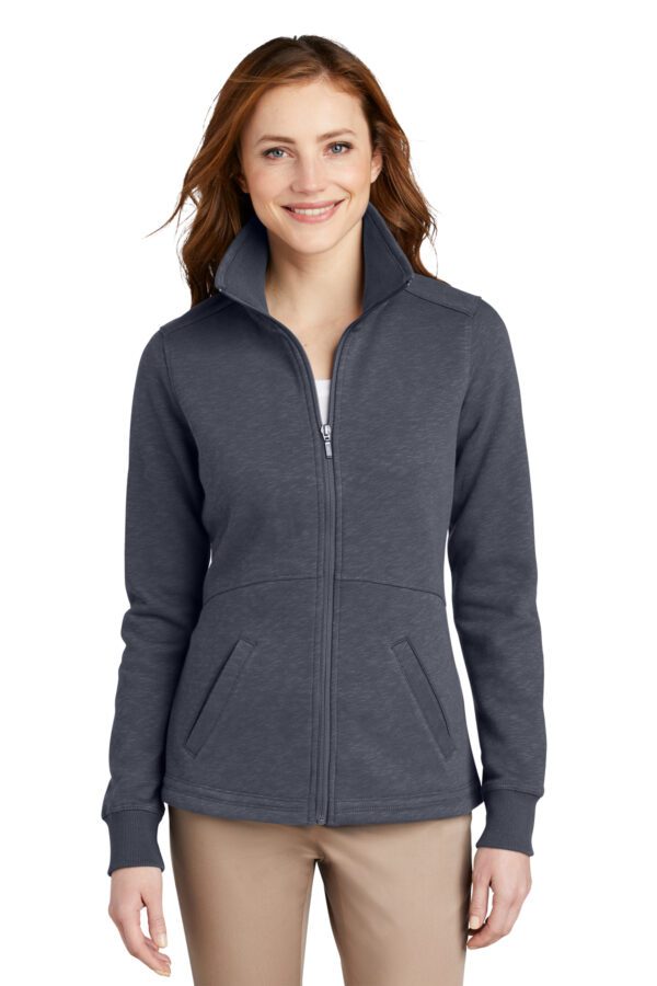 Port Authority® Ladies Slub Fleece Full-Zip Jacket