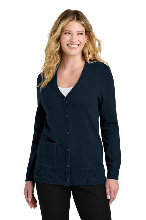 Port Authority® Women’s Easy Care Button-Up Cardigan Sweater