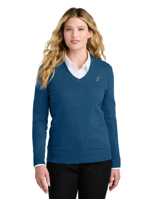 Port Authority® Women’s Easy Care V-Neck Sweater - Image 2