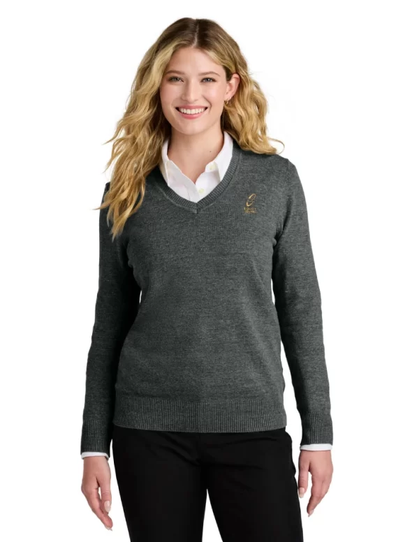 Port Authority® Women’s Easy Care V-Neck Sweater - Image 6