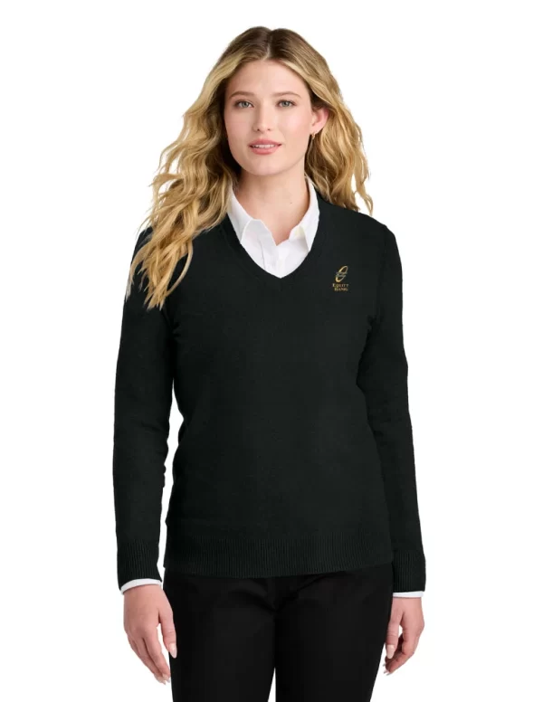 Port Authority® Women’s Easy Care V-Neck Sweater - Image 5