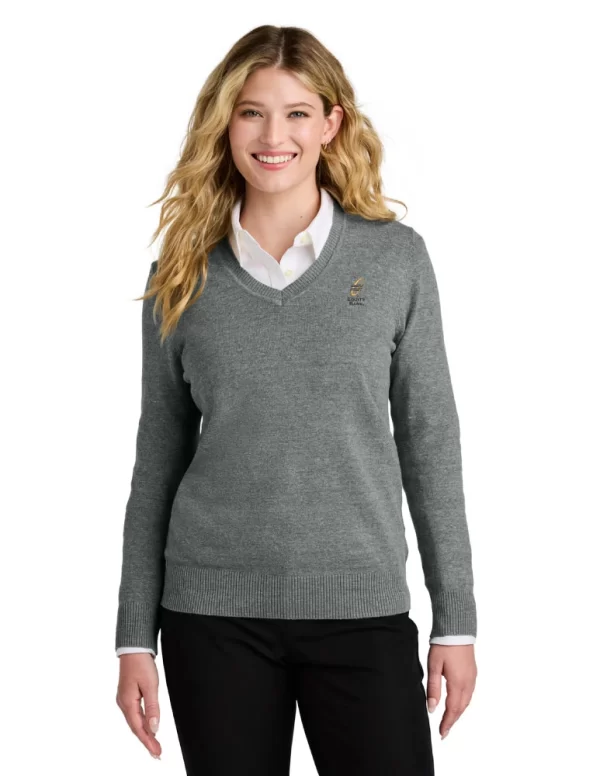 Port Authority® Women’s Easy Care V-Neck Sweater - Image 4